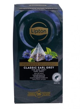 Herbata LIPTON Exclusive Selection, piramidki, Earl Grey, 25 kopert