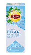 Herbata LIPTON Feel Good Selection, Relax, mięta, 25 kopert