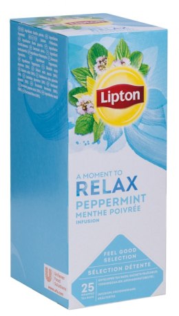 Herbata LIPTON Feel Good Selection, Relax, mięta, 25 kopert