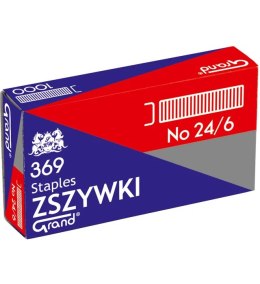 .Zszywki 24/6 GRAND 369 1 op. x 1000sztuk 110-1388