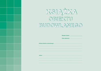 Książka obiektu budowlanego, A4 zeszyt, 10-604-1N DOTTS