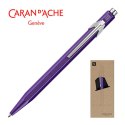 Długopis CARAN D'ACHE 849 Nespresso Arpeggio, M, w pudełku, fioletowy