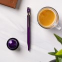 Długopis CARAN D'ACHE 849 Nespresso Arpeggio, M, w pudełku, fioletowy