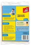 Ściereczki gąbczaste JAN NIEZBĘDNY, 3 szt., mix