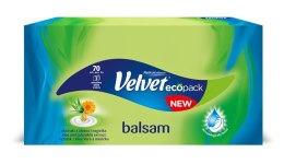 Chusteczki uniwersalne VELVET Balsam, ekstrakt aloesu i nagietka, 3-warstwowe, 70 listków, białe