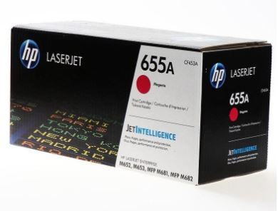 Toner HP 655A CF453A magenta color laser jet enterprise M653/ M681/