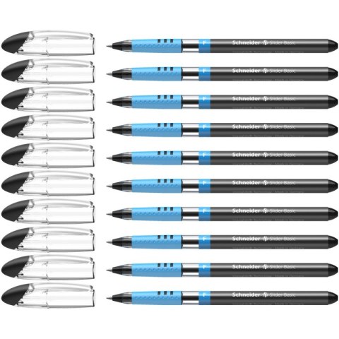 Długopis SCHNEIDER Slider Basic, F, czarny