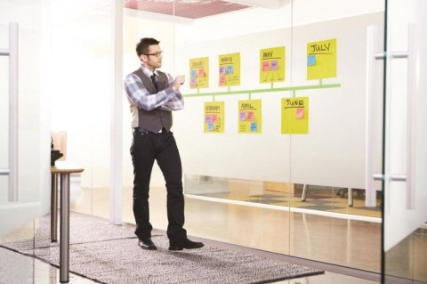 Karteczki samoprzylepne POST-IT® Super Sticky Big Notes (BN11 -EU), 280x280mm,1x30 kart., żółte