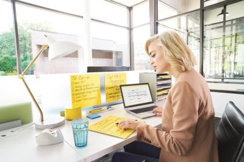 Karteczki samoprzylepne POST-IT® Super Sticky Big Notes (BN11 -EU), 280x280mm,1x30 kart., żółte