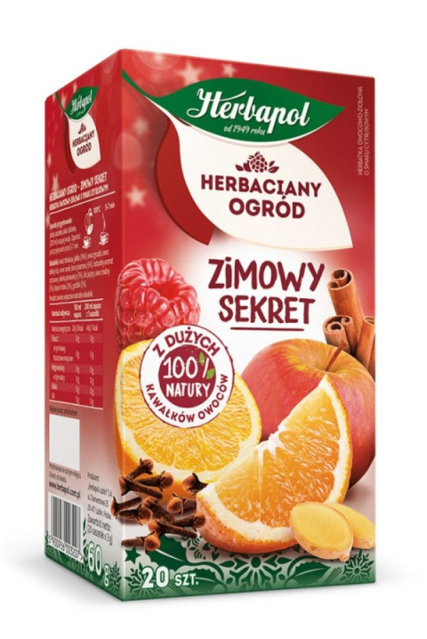 Herbata HERBAPOL ZIMOWY SEKRET 20t x3g owocowo-ziołowa