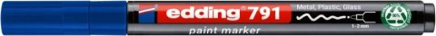Marker olejowy e-791 EDDING, PCR, niebieski