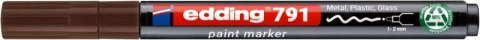 Marker olejowy e-791 EDDING, PCR, brązowy