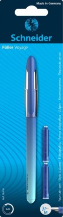Pióro wieczne SCHNEIDER Voyage M + 2 naboje, blister, mix kolorów