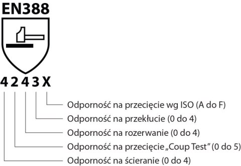 Rękawice robocze DONAU SAFETY DS-DOKHARD, doker, dwoina bydlęca, rozm. 10,5/XL, szaro-czerwone