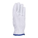 Rękawice robocze DONAU SAFETY DS-DRIVGOAT, driver, skóra kozia, rozm. 7/S, białe