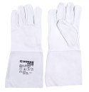 Rękawice spawalnicze DONAU SAFETY DS-WELTIG, TIG, skóra kozia, rozm. 11/XXL, biało-szare