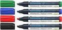 Zestaw markerów do tablic SCHNEIDER Maxx 293, 2-5 mm, 4 szt., pudełko z zawieszką, mix kolorów