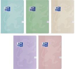 Zeszyt Oxford Touch Pastelowy B5 60 kartek 90 g kratka 5x5 mm 400175358