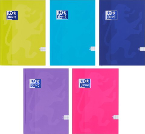 Zeszyt Oxford Touch Szyty A5 60 kartek 90 g kratka 5x5 mm 400175259