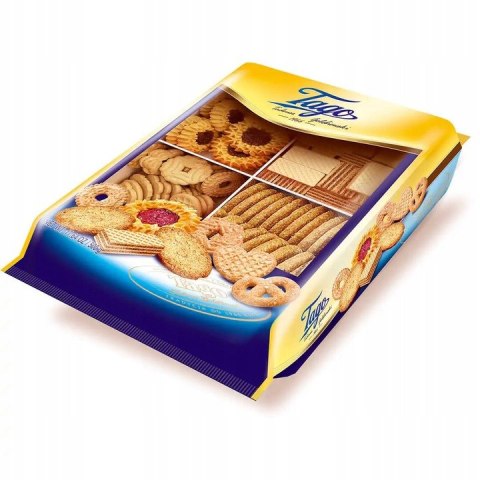 Ciasteczkowy mix TAGO 500g Ciastka: słoneczniki, maślane, wafelki, owsiane