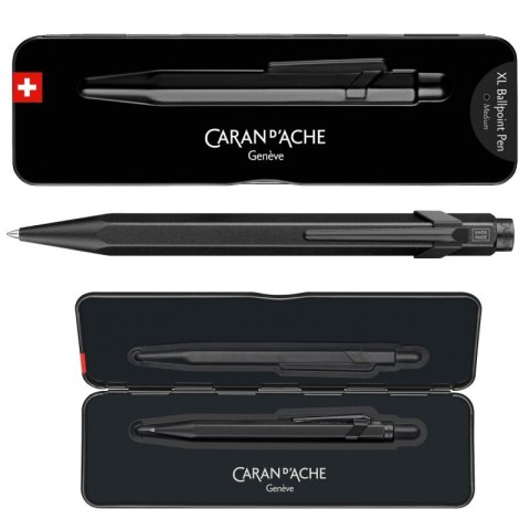 Długopis CARAN D'ACHE 849 XL, Black Code, czarny