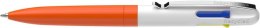 Długopis automatyczny SCHNEIDER TAKE 4 Neon, M, 4 kolory wkładu, pomarańczowo-biały
