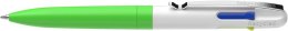 Długopis automatyczny SCHNEIDER TAKE 4 Neon, M, 4 kolory wkładu, zielono-biały