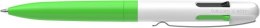 Długopis automatyczny SCHNEIDER TAKE 4 Neon, M, 4 kolory wkładu, zielono-biały
