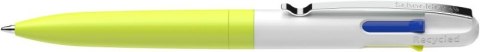 Długopis automatyczny SCHNEIDER TAKE 4 Neon, M, 4 kolory wkładu, żółto-biały