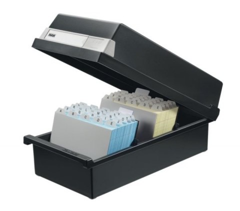 Kartoteka z wiekiem HAN Kartei, polistyren, A5, czarna