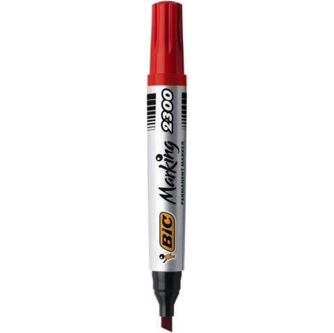 Marker permanentny BIC Fine czerwony, 1445 03