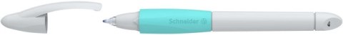 Pióro kulkowe SCHNEIDER Base Ball, M, jasnoszaro-turkusowe