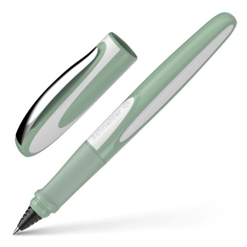 Pióro kulkowe SCHNEIDER Ray, M, pud. plastikowe, zielono-białe