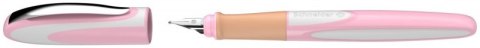 Pióro wieczne SCHNEIDER Ray, L, pud. plastikowe, różowo-białe