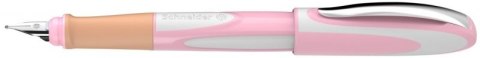 Pióro wieczne SCHNEIDER Ray, M, pud. plastikowe, różowo-białe