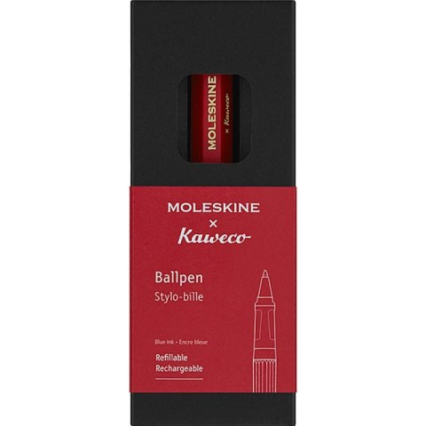KAWECO X MOLESKINE długopis, czerwony