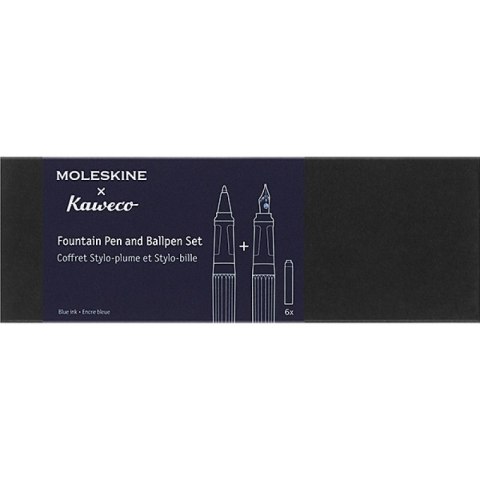 KAWECO X MOLESKINE zestaw prezentowy, niebieski