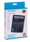 Kalkulator biurowy DONAU TECH, CI-SDC444S, 12-cyfr. wyświetlacz, wym. 190x143x40 mm, czarny
