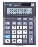 Kalkulator biurowy DONAU TECH OFFICE, CI-CMB1201BK, 12-cyfr. wyświetlacz, wym. 137x101x30mm, czarny