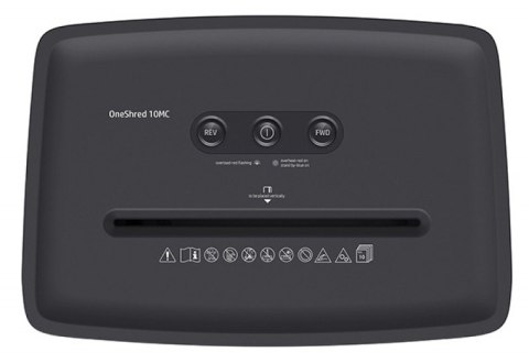 Niszczarka HP ONESHRED 10MC, mikrościnki, P-5, 10 kart., 20l, jasnoszara