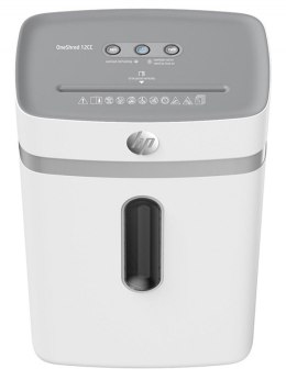 Niszczarka HP ONESHRED 12CC, ścinki, P-4, 12 kart., 23l, jasnoszara