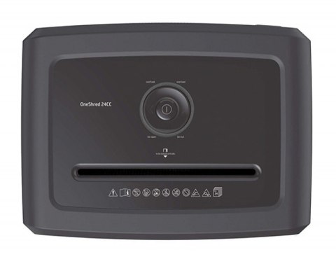 Niszczarka HP ONESHRED 24CC, ścinki, P-4, 24 kart., 30l, jasnoszara