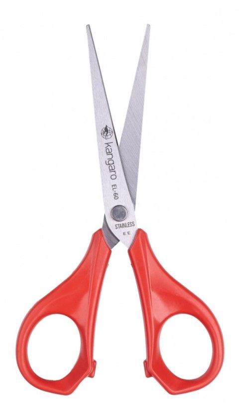 Nożyczki biurowe KANGARO, 15 cm, blister, mix kolorów