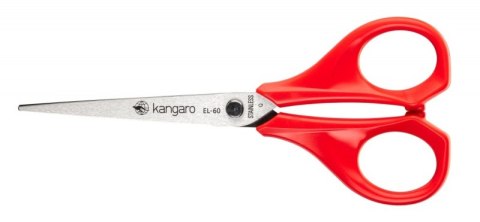 Nożyczki biurowe KANGARO, 15 cm, blister, mix kolorów
