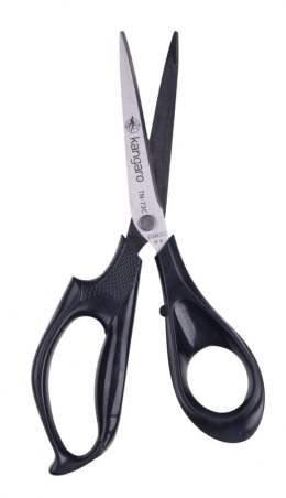 Nożyczki biurowe KANGARO, 18,5 cm, z osłoną, dla praworęcznych, blister, mix kolorów