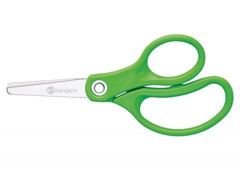 Nożyczki dziecięce KANGARO, 12,6cm, blister, mix kolorów