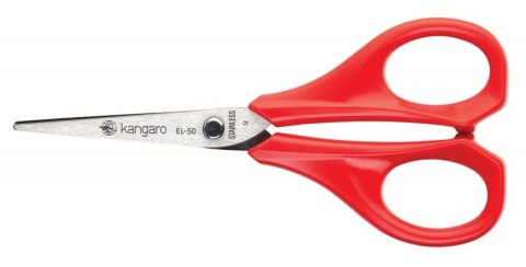 Nożyczki klasyczne KANGARO, 13 cm, blister, mix kolorów