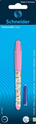 Pióro kulkowe SCHNEIDER Zippi + 1 nabój, blister, mix kolorów