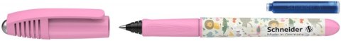 Pióro kulkowe SCHNEIDER Zippi + 1 nabój, blister, mix kolorów
