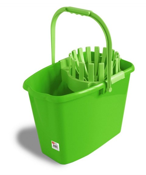 Wiadro ANNA ZARADNA, z wyciskaczem, 10 l, mix kolorów